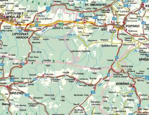 Obrázok mapy environmentálnej záťaže