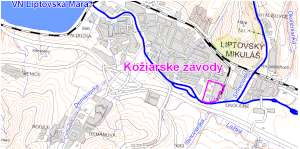 Obrázok mapy environmentálnej záťaže